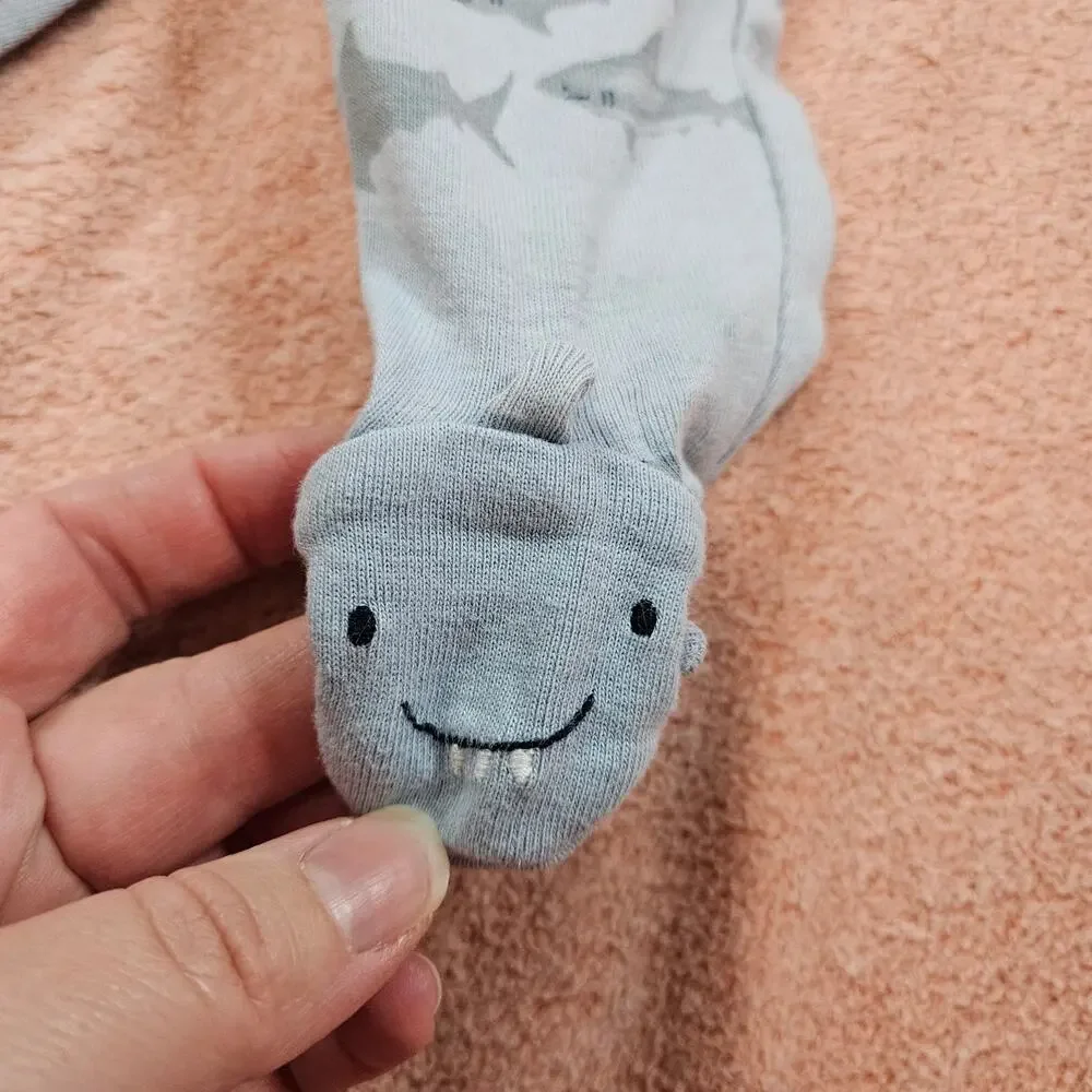 Child of Mine by Carter's Shark Outfit Preemie Set